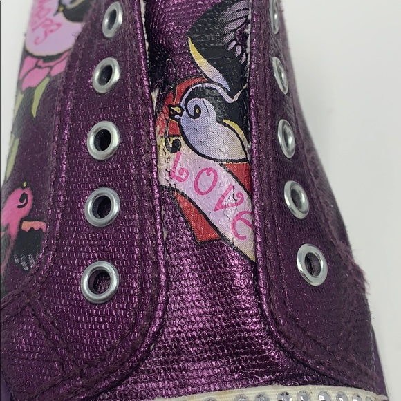Purple bling woman’s gym shoe; good condition - Picture 3 of 16